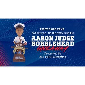 2025 Aaron Judge Stockton Ports SGA Bobblehead New York Yankees ALL RISE